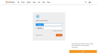 
                            9. Login | Animega - Discover the anime world!