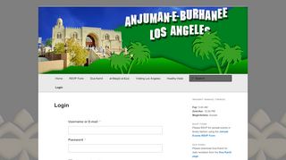 
                            10. Login | Anjuman-e-Burhanee, Los Angeles - the Los ...