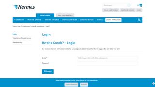 
                            13. Login & Anmeldung - Hermes