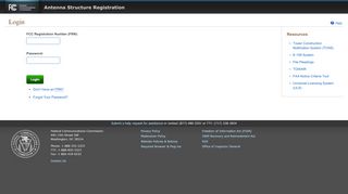 
                            9. Login « Antenna Structure Registration « Federal Communications ...