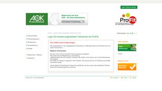 
                            5. Login - aok-praemienprogramm.de