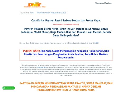 
                            7. Login | Aplikasi PayTren