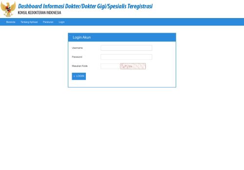 
                            6. Login - Aplikasi Registrasi KKI Online - Konsil Kedokteran Indonesia