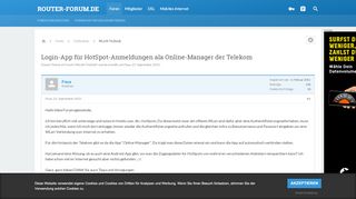 
                            8. Login-App für HotSpot-Anmeldungen ala Online-Manager der Telekom ...