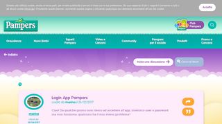 
                            4. Login App Pampers - Pampers.it