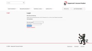 
                            5. Login - Appenzell Ausserrhoden