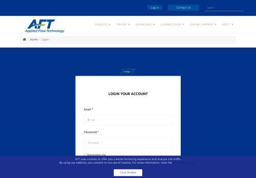 
                            10. Login - Applied Flow Technology
