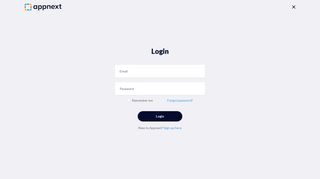 
                            1. Login | Appnext