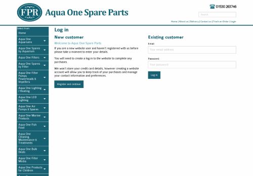 
                            5. Login | Aqua One Spare Parts