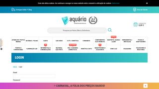 
                            7. Login | Aquário Electrónica - Aquario