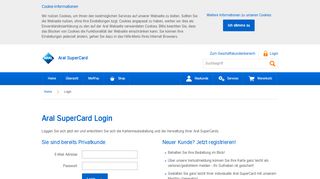 
                            1. Login - Aral SuperCard