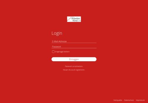 
                            1. Login | ArbeiterKind.de - Netzwerk