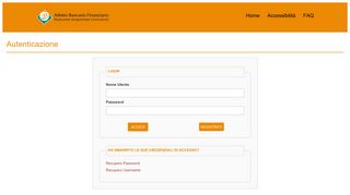 
                            2. Login - Arbitro Bancario Finanziario