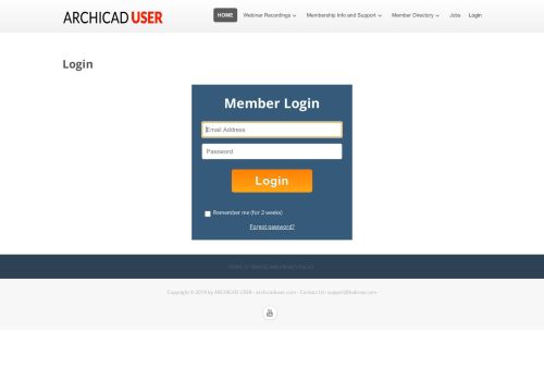 
                            6. Login – ARCHICAD USER