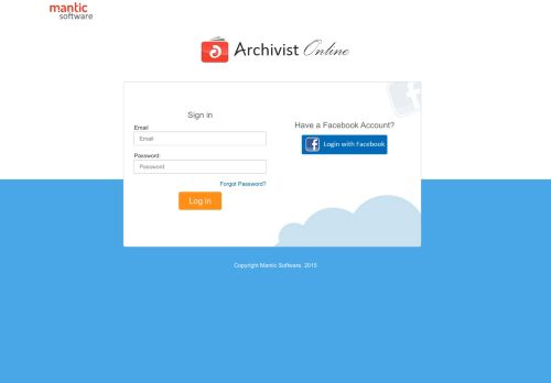 
                            1. Login - Archivist Login Page