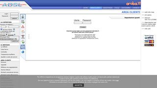 
                            1. Login - Area Clienti | Adsl Aruba.it