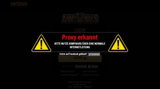 
                            1. Login - Armywars