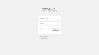 
                            8. Login - Art Dubai