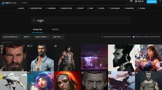 
                            2. Login - ArtStation