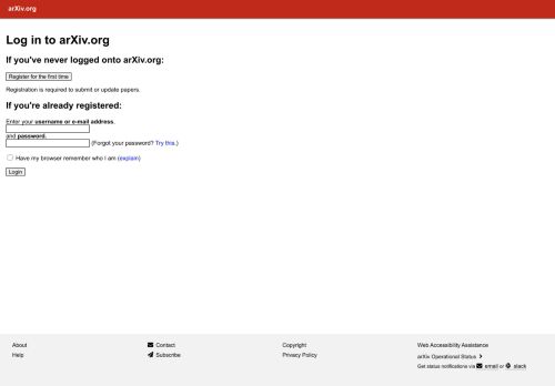 
                            6. Login - arXiv