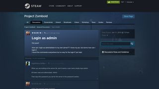 
                            3. Login as admin :: Project Zomboid General Discussions