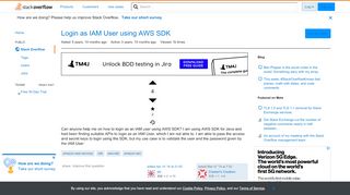 
                            13. Login as IAM User using AWS SDK - Stack Overflow