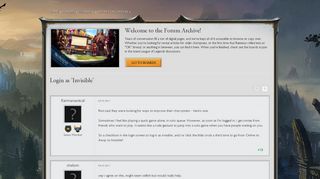 
                            9. Login as 'Invisible' - League of Legends Community