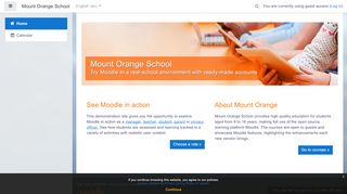 
                            5. Login as - Mount Orange School - Moodle.net