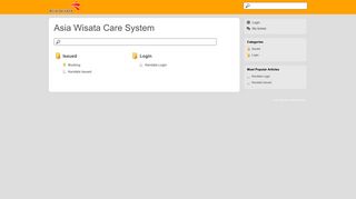 
                            1. Login - Asia Wisata Care System