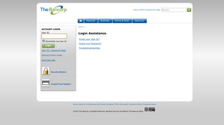 
                            12. Login Assistance - The Bancorp Bank