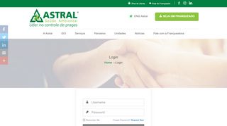 
                            1. Login - Astral Saúde Ambiental