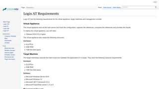 
                            4. Login AT Requirements - Login VSI Documentation