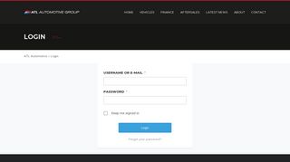 
                            6. Login | ATL Automotive