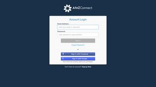 
                            11. Login - AtoZ Connect