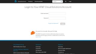 
                            12. Login - AT&T Cloud Solutions