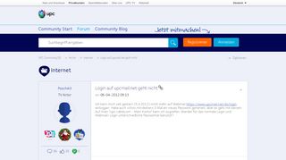 
                            8. Login auf upcmail.net geht nicht - UPC Community