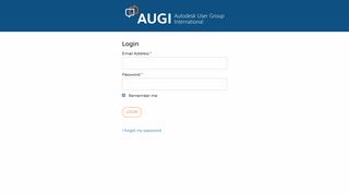 
                            12. Login | AUGI - Autodesk User Group International