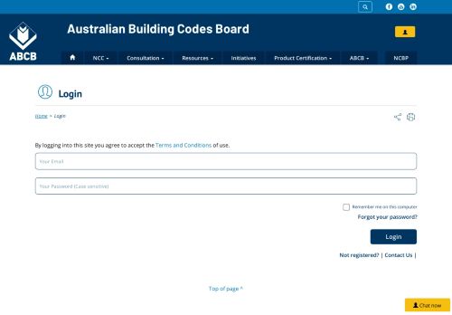 
                            1. Login | Australian Building Codes Board