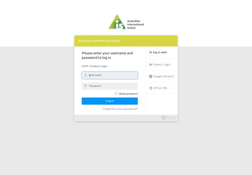 
                            8. Login - Australian International School