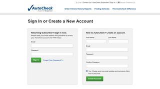 
                            2. Login | AutoCheck.com