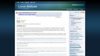 
                            11. Login automatique avec clé usb - Linux Attitude