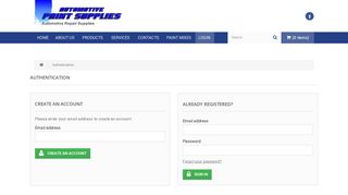 
                            6. Login - Automotive Paint Supplies