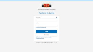 
                            5. Login - Auxiliares da Justiça - TJsp