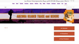 
                            6. Login - AZ Star - Arizona Search Track and Rescue, Inc.