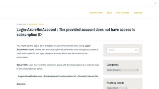 
                            9. Login-AzureRmAccount : The provided account does not have access ...