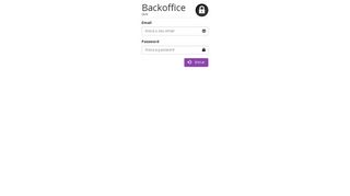 
                            9. Login | Backoffice - GLN