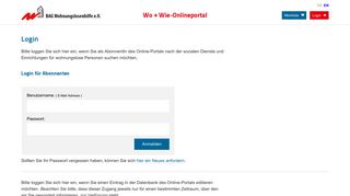 
                            2. Login - BAG Wohnungslosenhilfe e.V.