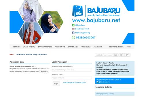 
                            1. Login | Bajubaru.net