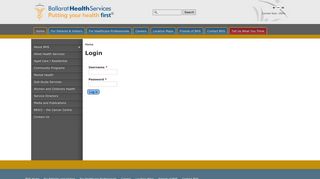 
                            3. Login | Ballarat Health Services