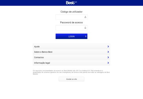 
                            9. Login - Banco Best